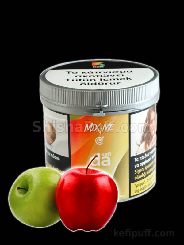 DA Kefi Flavor 70g Double apple MIX ME Cyprus Tobacco Shisha Hookah narghile in limassol Shisha Puff